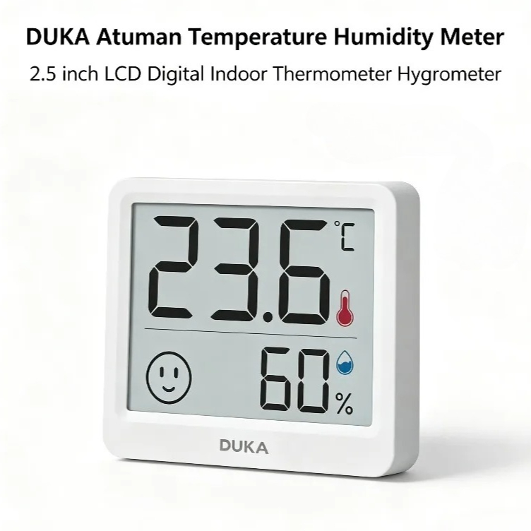Digital Hygrometer Probe - DUKA Atuman 2.5 inç LCD Elektronik