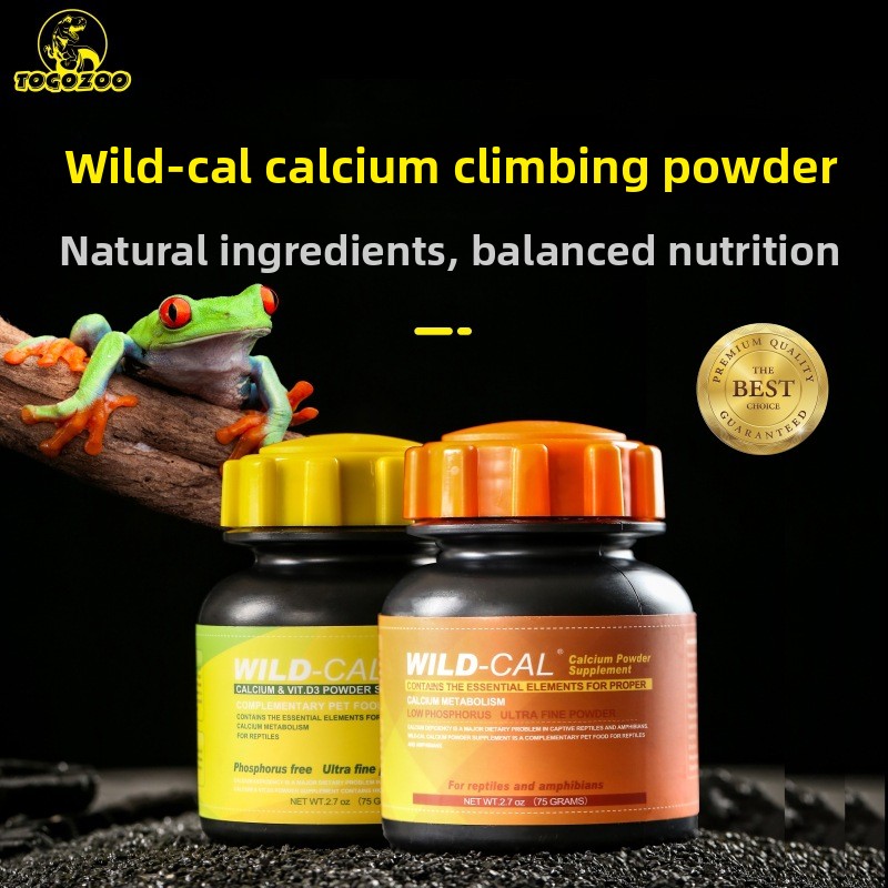 Calcium Powder Reptile - TOGOZOO WILDCAL Sürüngen Kalsiyum Tozu, Bukalemunlar,