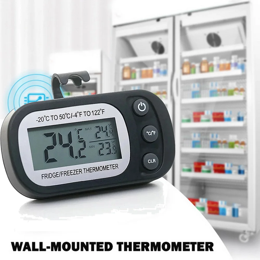 Digital Hygrometer Probe - Kancalı Buzdolabı Termometresi Nem Önleyici Buzdolabı