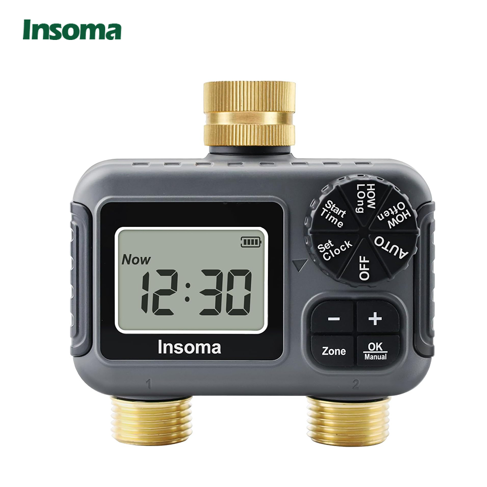 Timer Dual Outlet - Insoma akıllı sulama sistemi çift çıkışları