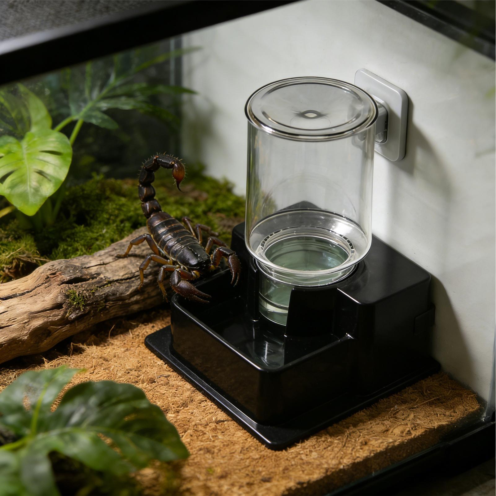 Water Dish Reptile - Otomatik Sürüngen Su Kabı Yeniden Kullanılabilir