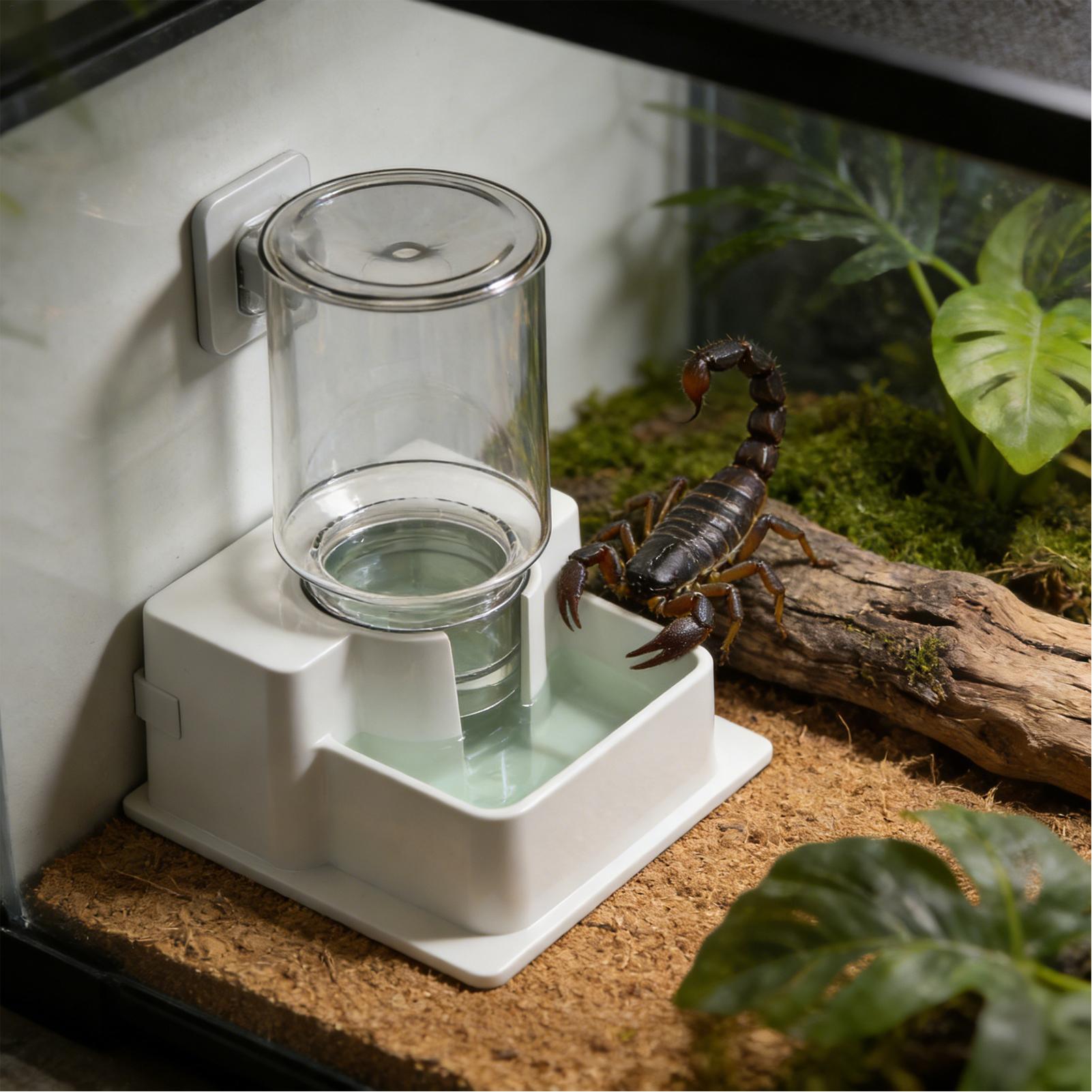 Water Dish Reptile - Sakallı Ejder Su Pınarı Otomatik Teraryum
