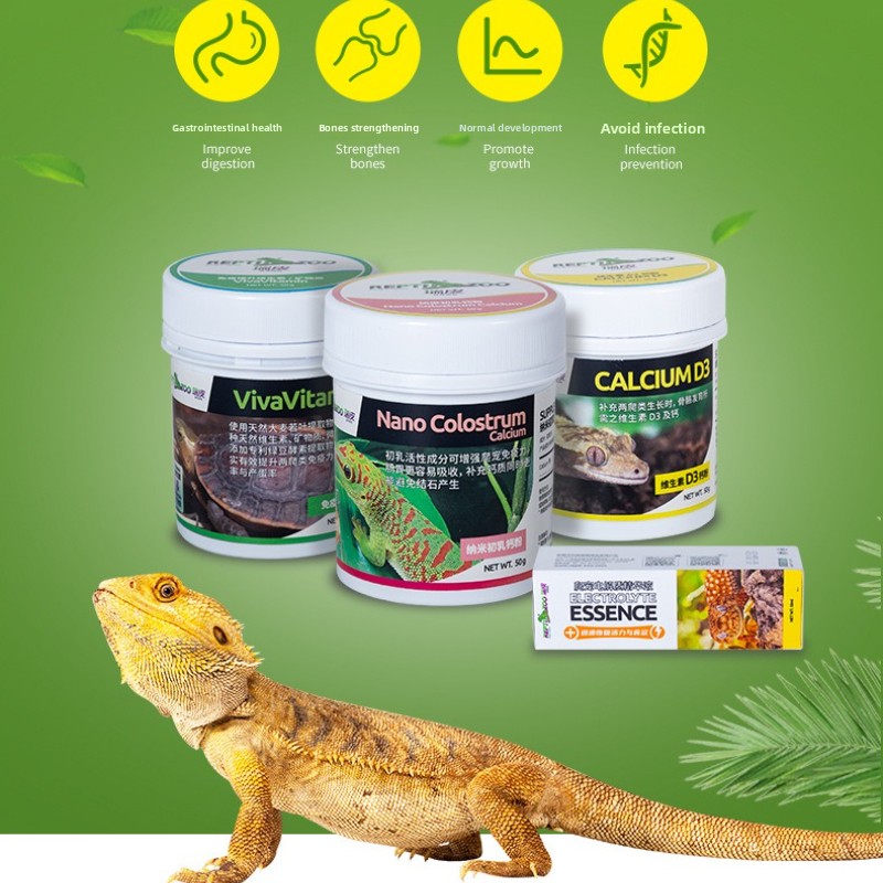 Vitamin D3 Reptile - Reptizoo Sürüngen Kalsiyum Tozu ve D3