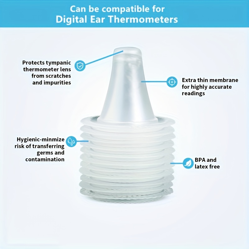 Digital Hygrometer Probe - 20/40 adet kulak termometresi probu lens