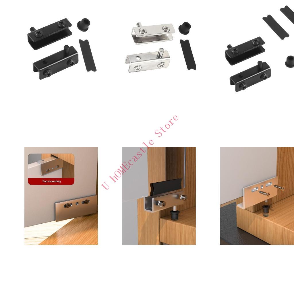 Glass Door Hinge - 63HF Zarif Kapı Menteşeleri Çözümü Dolaplar