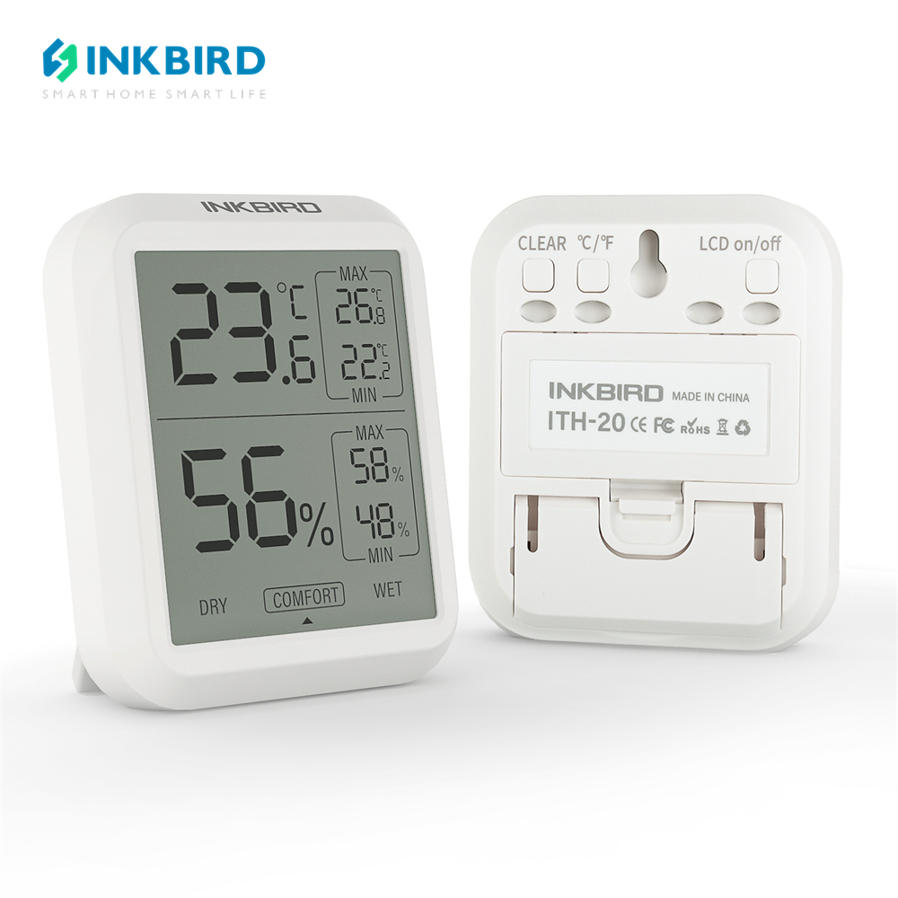 Digital Hygrometer Probe - INKBIRD Dijital Termometre Ve Higrometre ITH-20