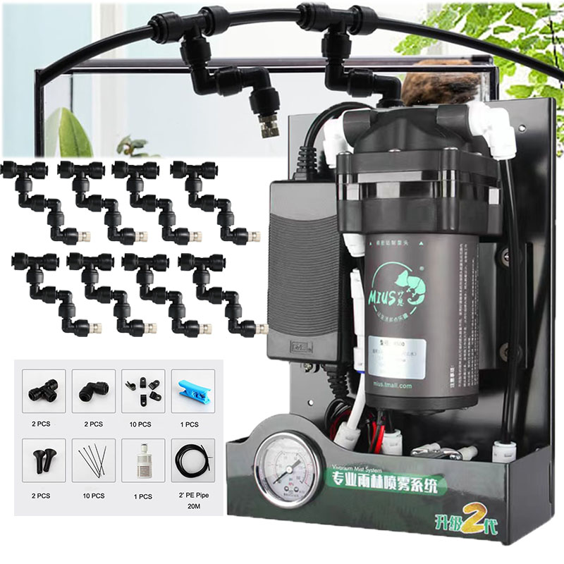 Misting Nozzle Reptile - Pompa ile sürüngen Mister sprey sistemi