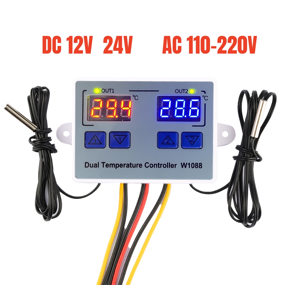 Digital Hygrometer Probe - W1088 Çift LED Dijital Sıcaklık Sensörü