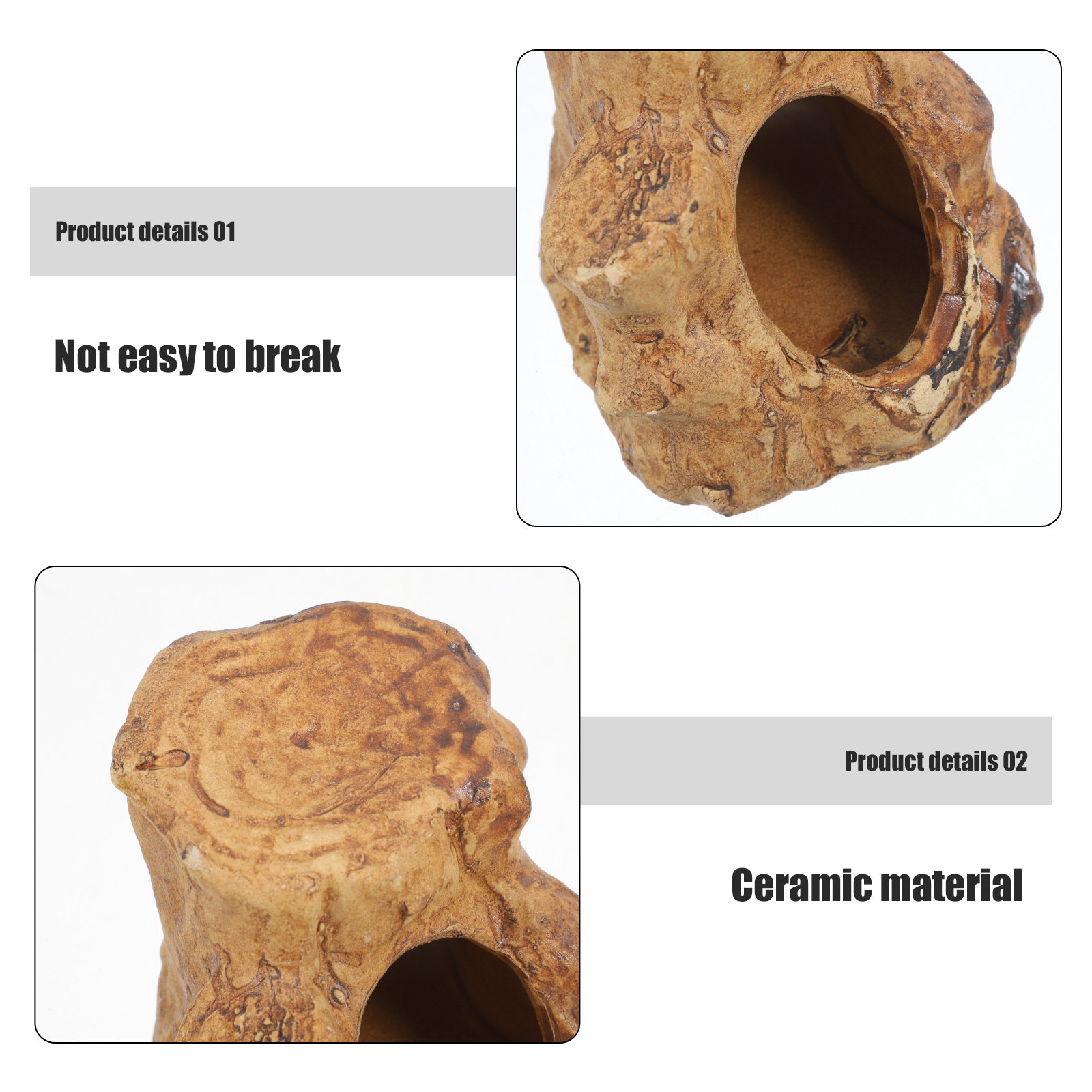 Premium Seramik Akvaryum Mağar - Hide Cave Ceramic incelemesi ve fiyatı