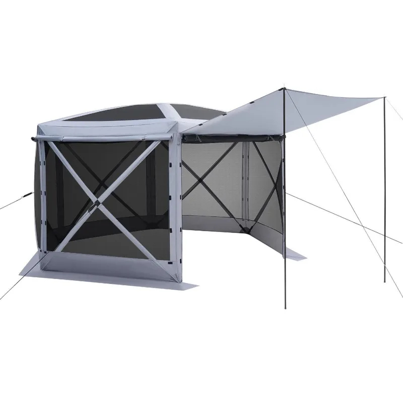 12x12ft 6 Kenarlı Açılır Kapan - Screen Top Mesh incelemesi ve fiyatı