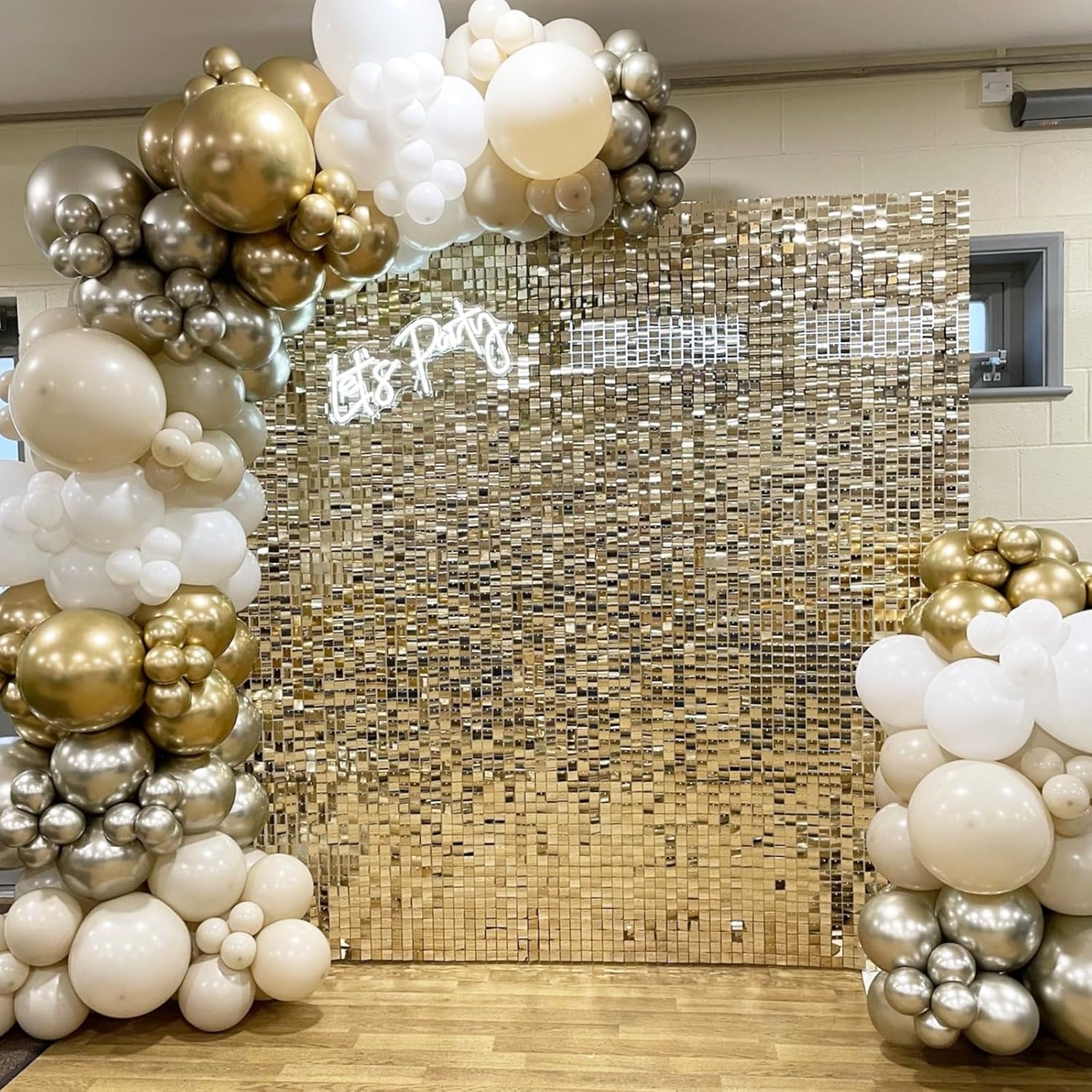 12 adet Açık Altın Simli Duvar - Pvc Panel Background incelemesi ve fiyatı