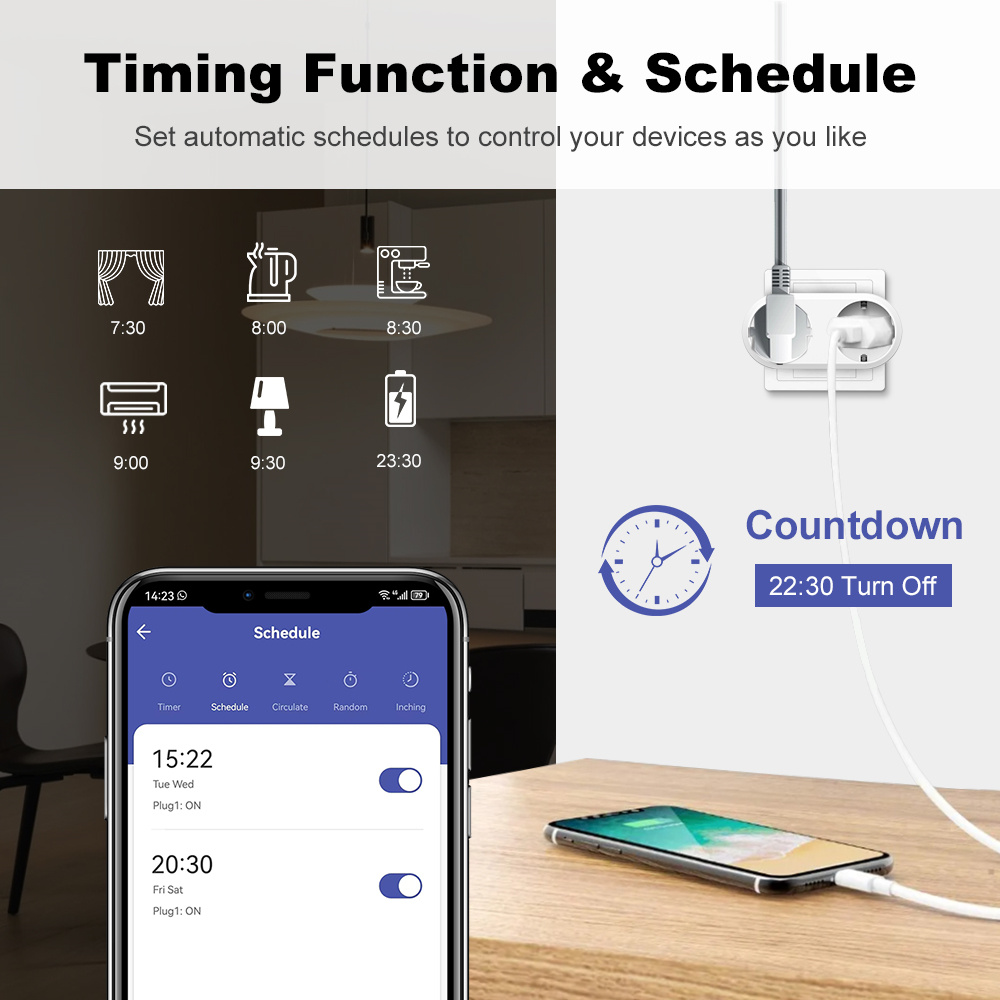 WiFi Akıllı Priz Çift Girişli  - Timer Dual Outlet incelemesi ve fiyatı