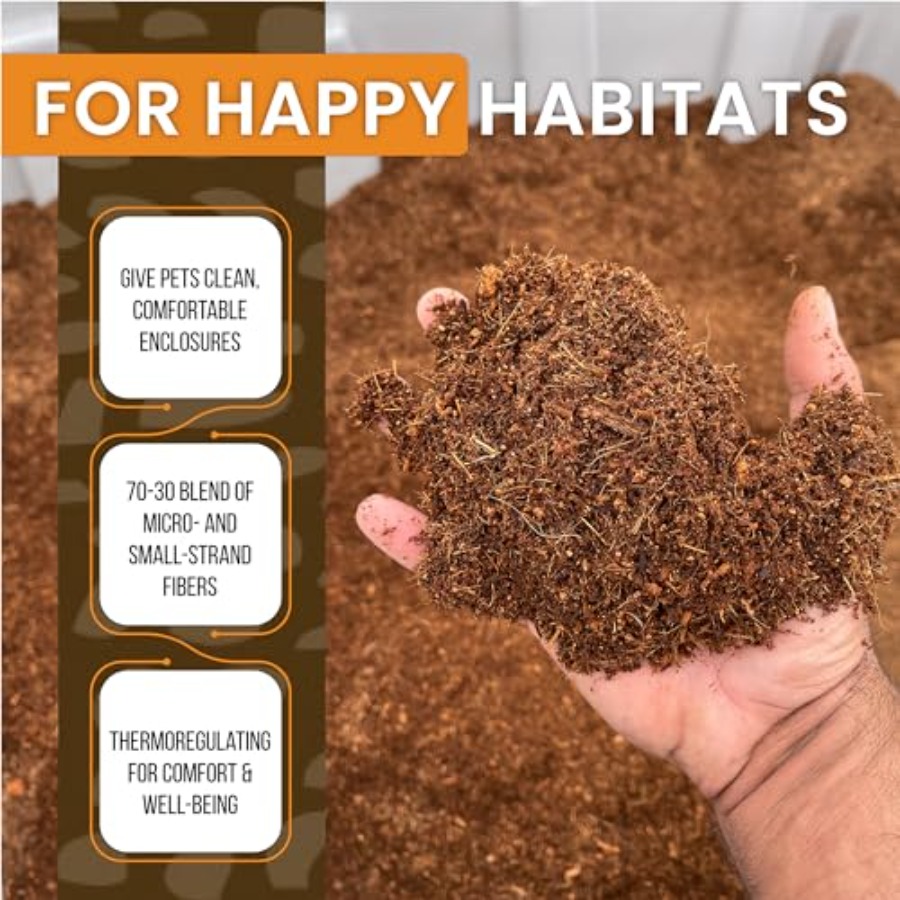 Yılanlar, kertenkeleler, kurba - Substrate Coconut Fiber incelemesi ve fiyatı