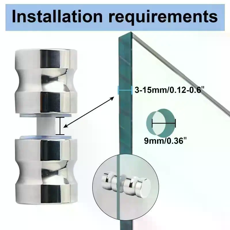 Şık Duş Cam Kapı Kolu, Sürgülü - Glass Door Hinge incelemesi ve fiyatı