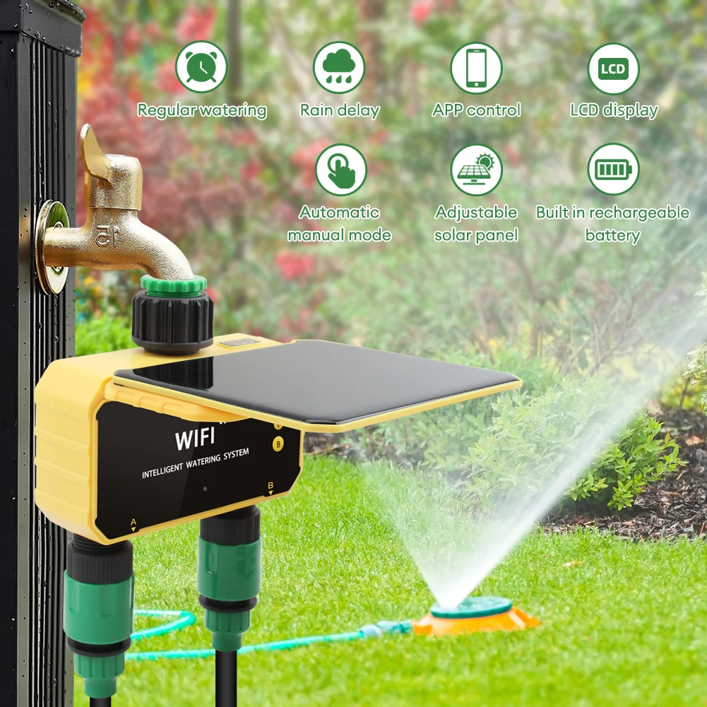 WiFi Güneş Enerjili Zamanlayıc - Timer Dual Outlet incelemesi ve fiyatı