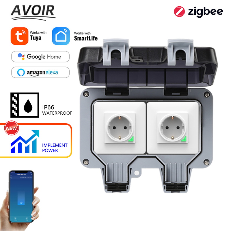 Avoir Tuya Zigbee Elektrik Pri - Timer Dual Outlet incelemesi ve fiyatı