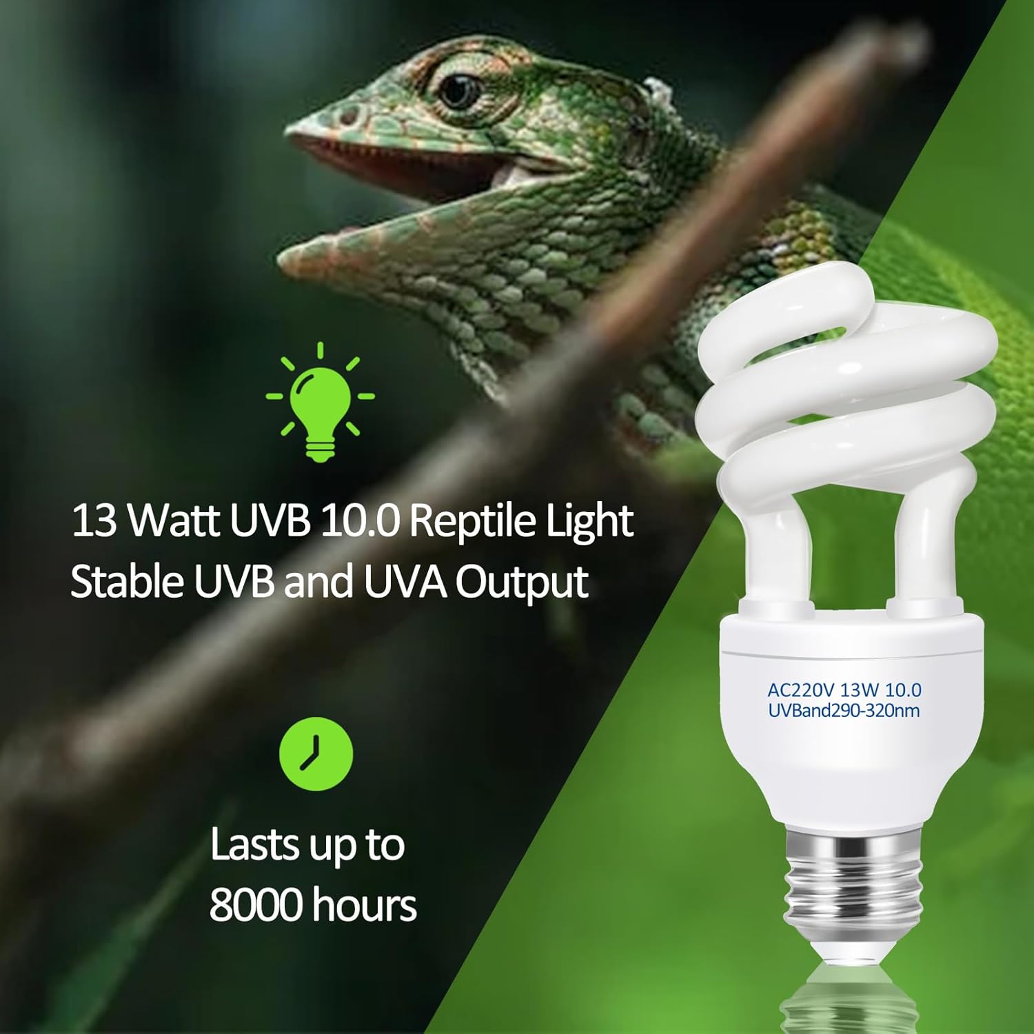 UVB 5.0 10.0 Sürüngen Isıtma L - Calcium Powder Reptile incelemesi ve fiyatı