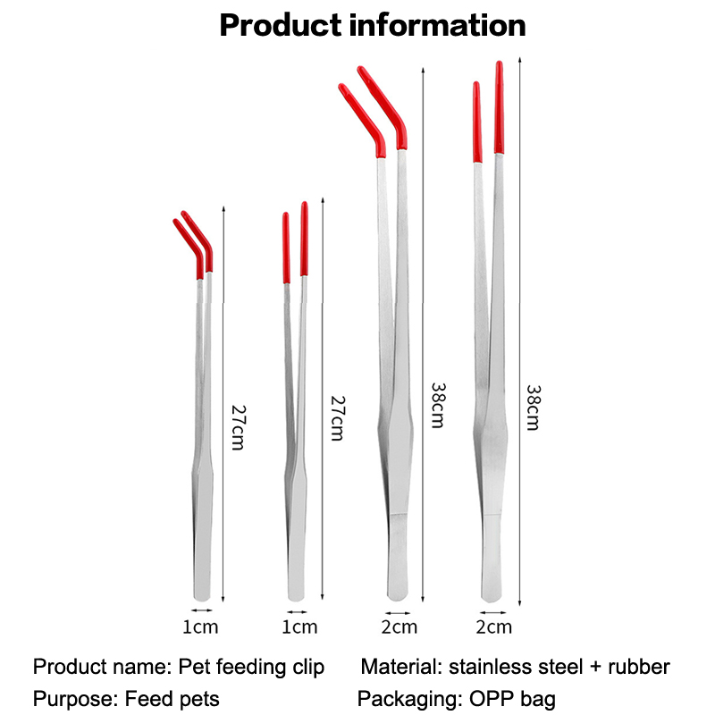 Kauçuk Uçlu Sürüngen Besleme M - Feeding Tong Stainless incelemesi ve fiyatı