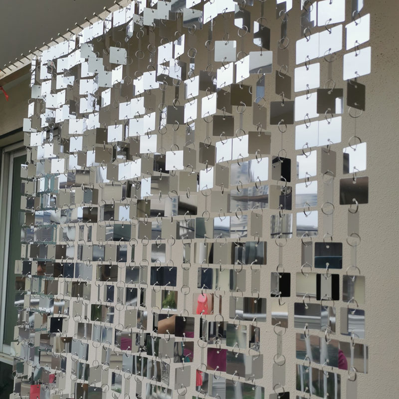 3 cm Altın Gümüş Kare Payetler - Pvc Panel Background incelemesi ve fiyatı