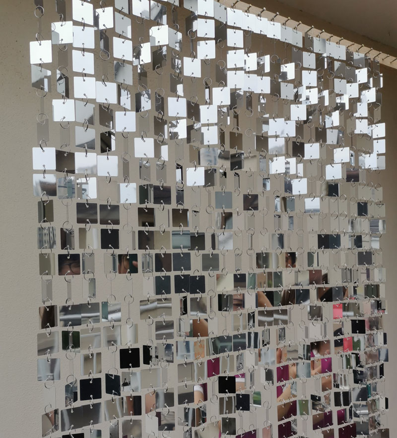 3 cm Altın Gümüş Kare Payetler - Pvc Panel Background incelemesi ve fiyatı