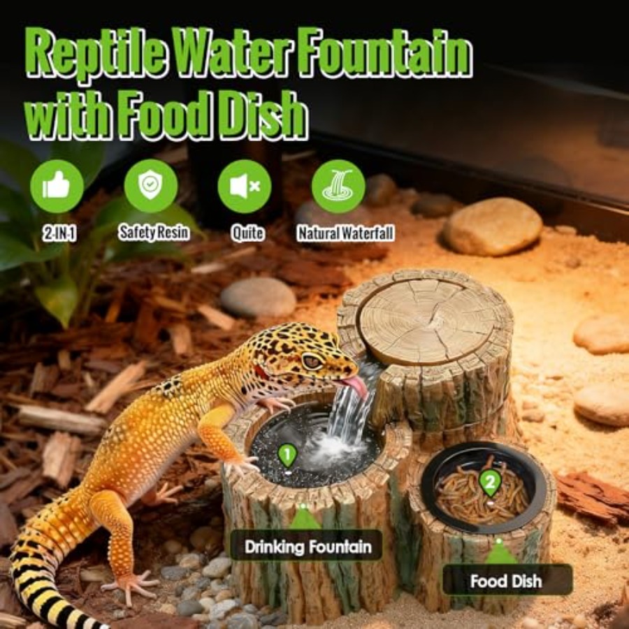 2'si 1 Arada Sürüngen Su Sebil - Water Dish Reptile incelemesi ve fiyatı