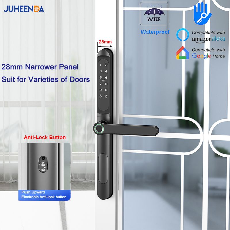 TTLock App akıllı alüminyum ka - Glass Door Hinge incelemesi ve fiyatı