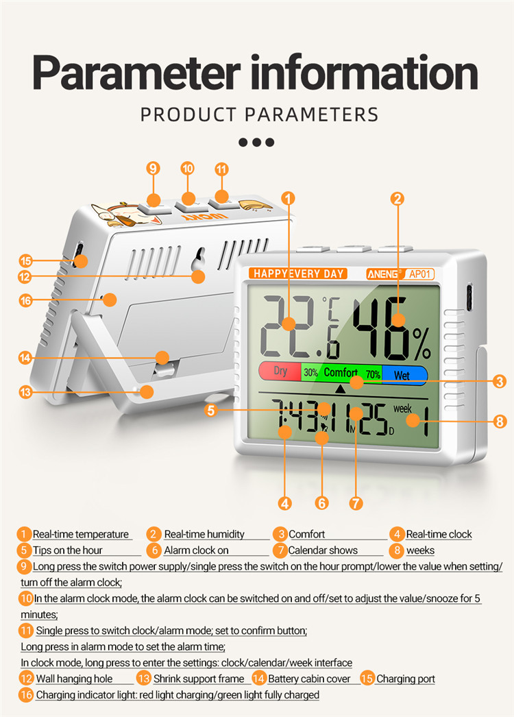 Akıllı Hava Termometresi Higro - Digital Hygrometer Probe incelemesi ve fiyatı