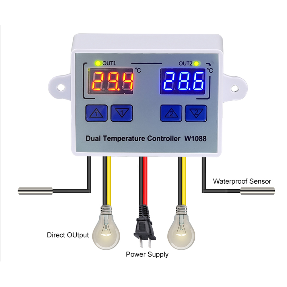 W1088 Çift LED Dijital Sıcaklı - Digital Hygrometer Probe incelemesi ve fiyatı