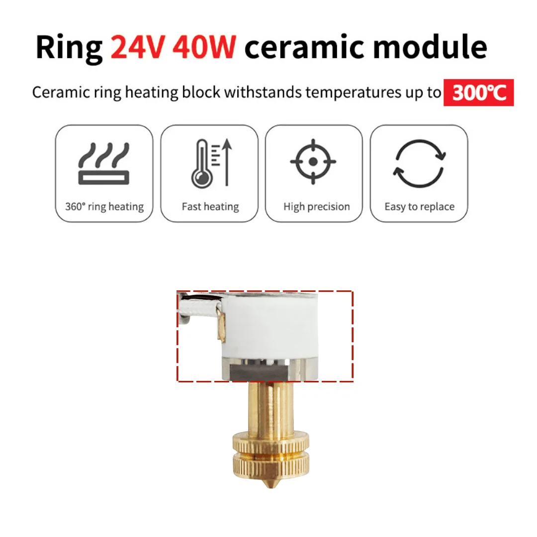 E3D Revo Hotend Kiti V6 Radyat - Ceramic Heat Emitter incelemesi ve fiyatı
